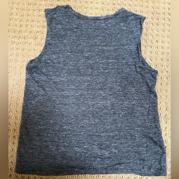 Everlane classic linen tank top charcoal - size s - Picture 2 of 4